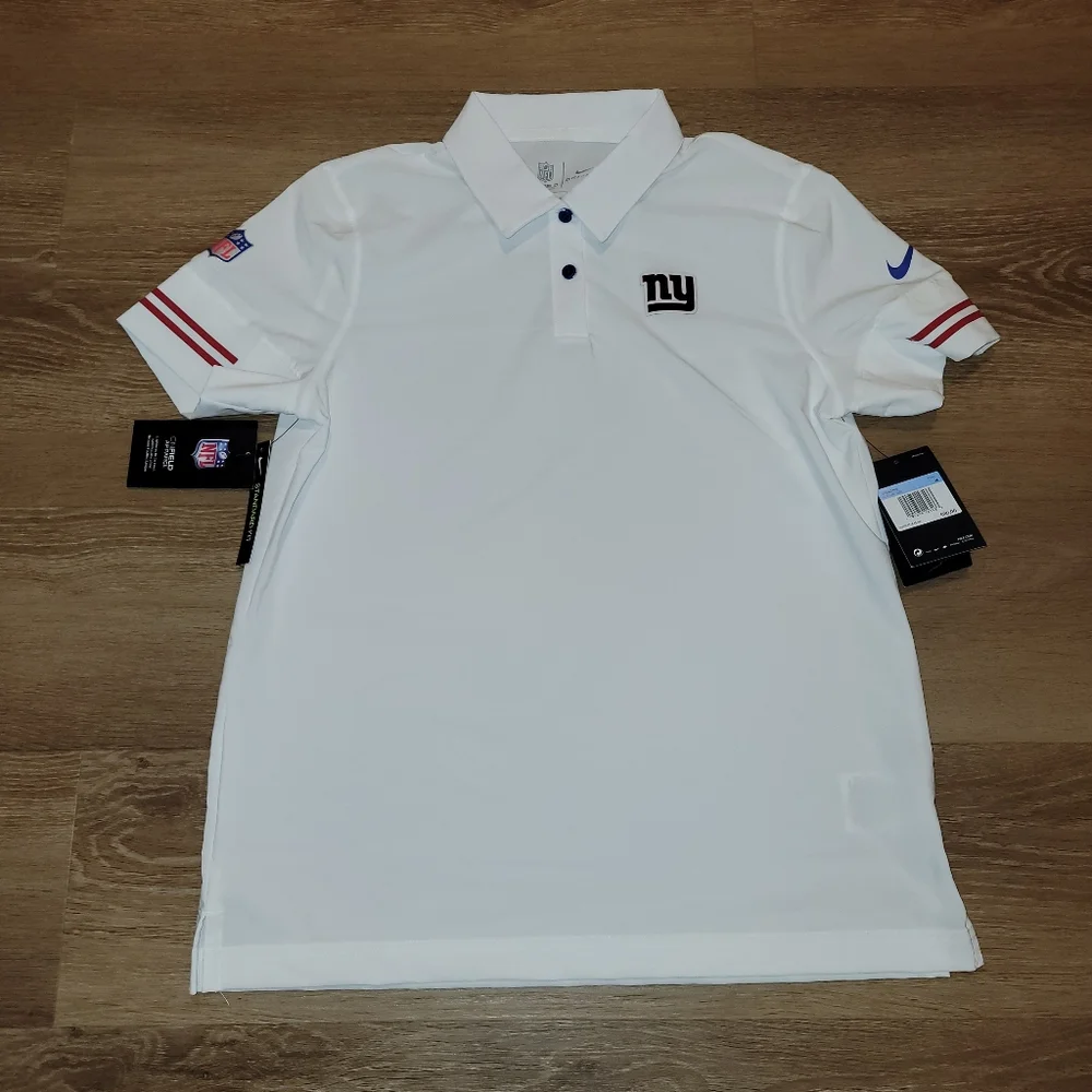 Nike Dri Fit New York Giants On Field Shirt Sz M CJ9874-100 $80 New